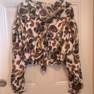 Floral flower blouse